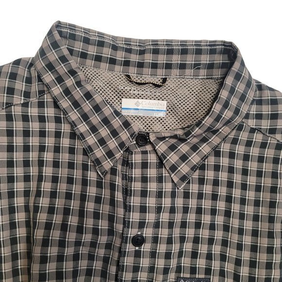 Columbia Mens Xl Long Sleeve‎ Green Sun Protection Onmi-Shade Shirt - Picture 3 of 4